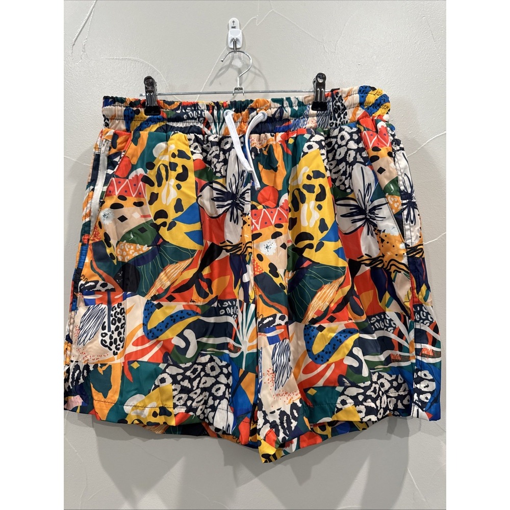 Maison Article Swim Trunks Large Muti Color Lined  With Pockets